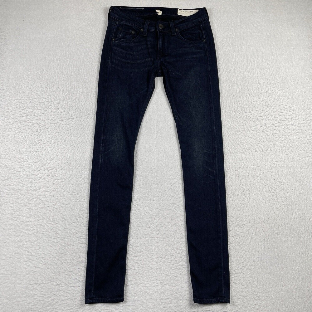 Rag & Bone Jeans Womens 24 Dark Blue Indigo Skinny Casual Workwear Everyday Pant